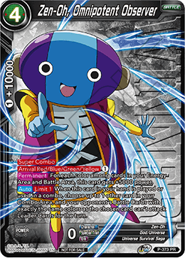 Zen-Oh, Omnipotent Observer (Unison Warrior Series Boost Tournament Pack Vol. 7 - Winner) (P-373) [Tournament Promotion Cards] | Enigma On Main