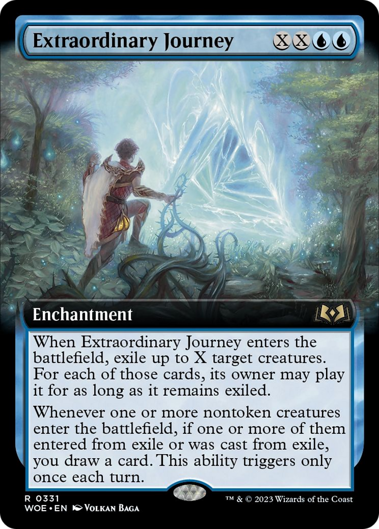 Extraordinary Journey (Extended Art) [Wilds of Eldraine] | Enigma On Main