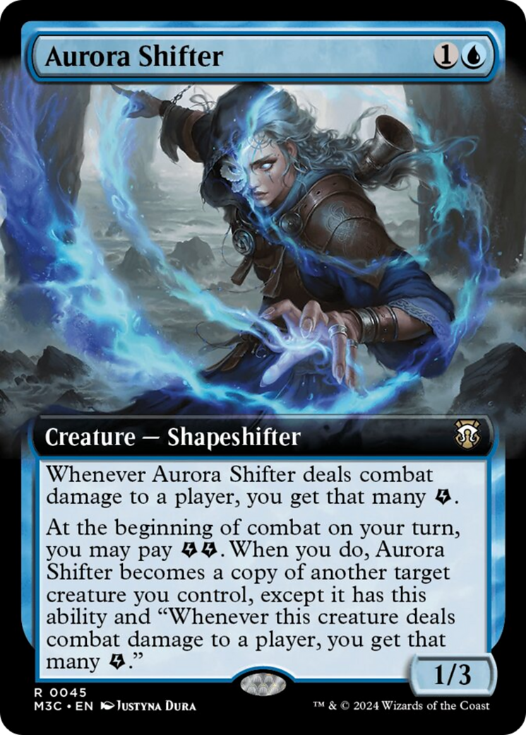 Aurora Shifter (Extended Art) (Ripple Foil) [Modern Horizons 3 Commander] | Enigma On Main