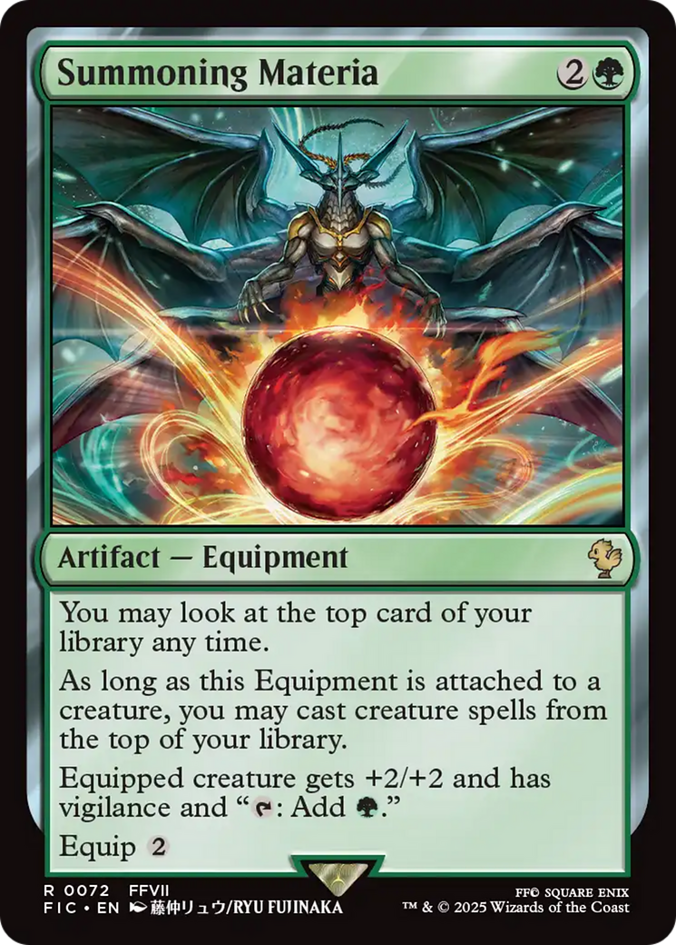 Summoning Materia [FINAL FANTASY Commander] | Enigma On Main
