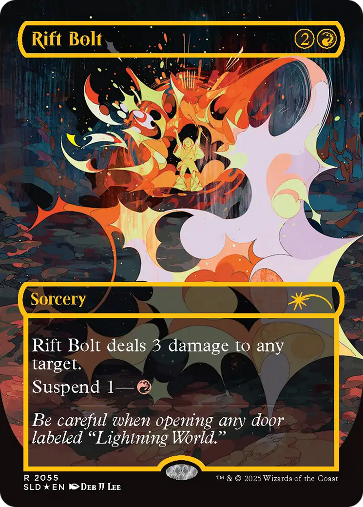 Rift Bolt (2055) (Raised Foil) [Secret Lair Drop Series] | Enigma On Main