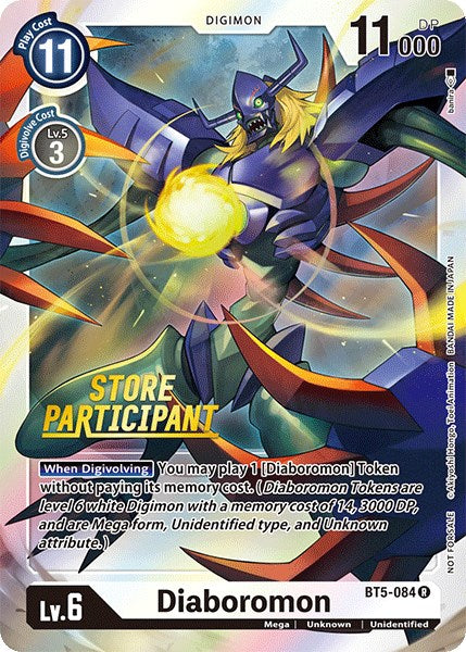 Diaboromon [BT5-084] (Store Participant) [Battle of Omni Promos] | Enigma On Main