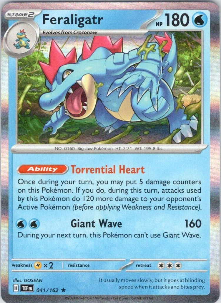 Feraligatr (041/162) [Scarlet & Violet: Temporal Forces] | Enigma On Main