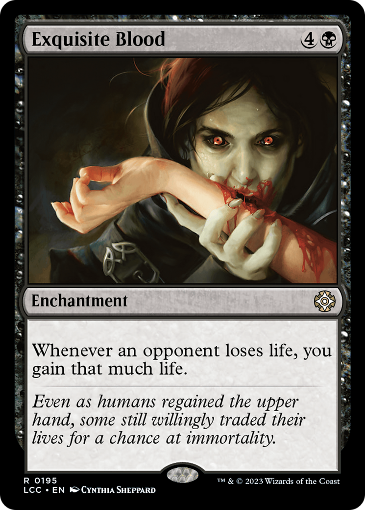 Exquisite Blood [The Lost Caverns of Ixalan Commander] | Enigma On Main