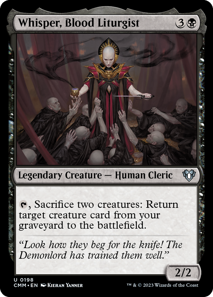 Whisper, Blood Liturgist [Commander Masters] | Enigma On Main