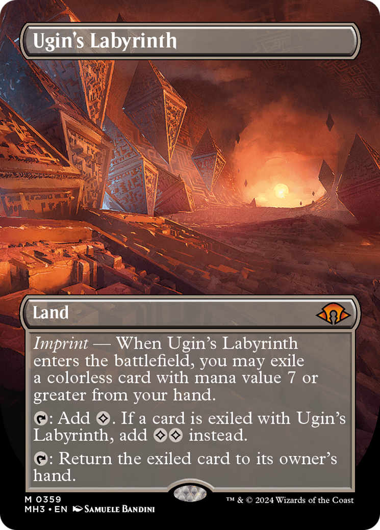 Ugin's Labyrinth (Borderless) [Modern Horizons 3] | Enigma On Main