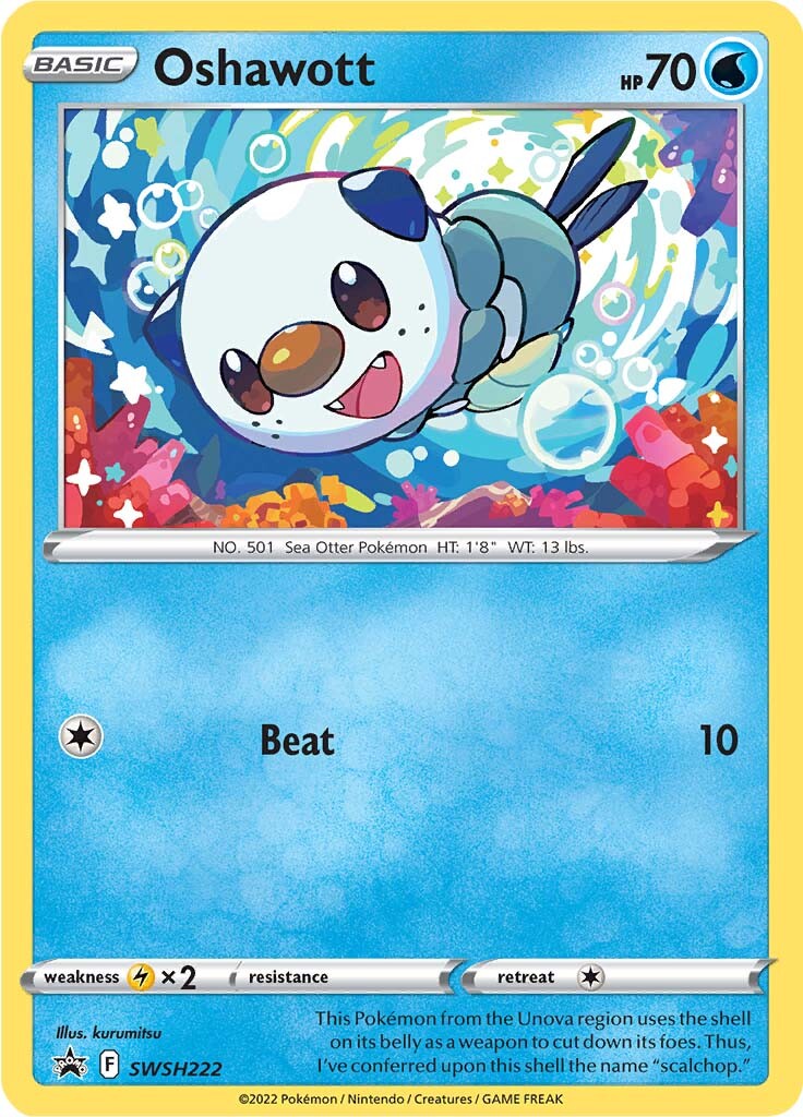 Oshawott (SWSH222) [Sword & Shield: Black Star Promos] | Enigma On Main