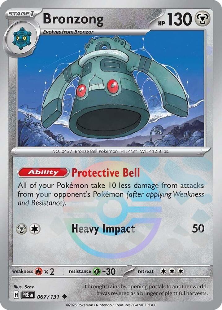 Bronzong (067/131) (Poke Ball Pattern) [Scarlet & Violet: Prismatic Evolutions] | Enigma On Main