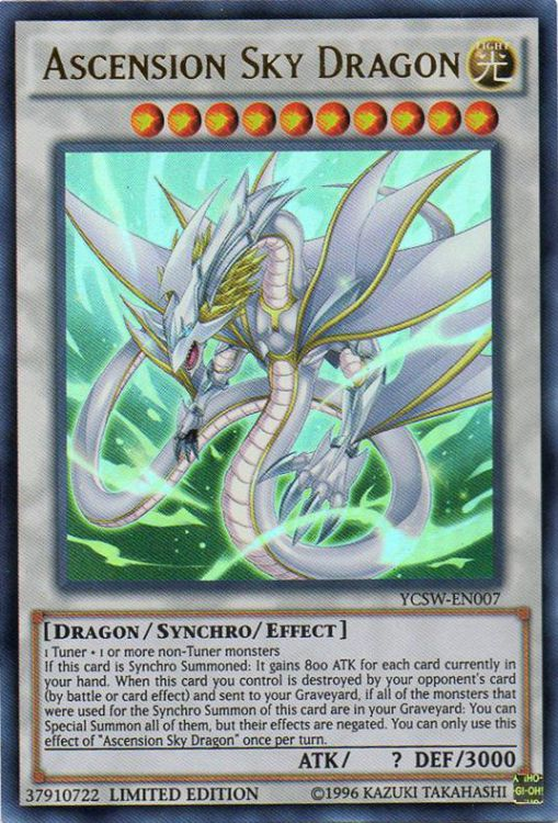 Ascension Sky Dragon [YCSW-EN007] Ultra Rare | Enigma On Main