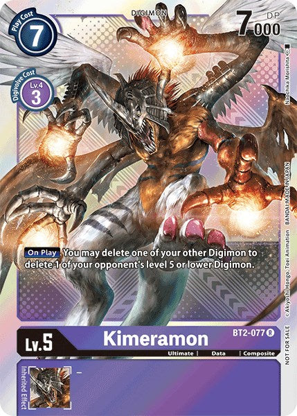 Kimeramon [BT2-077] (Official Tournament Pack Vol.4) [Release Special Booster Promos] | Enigma On Main