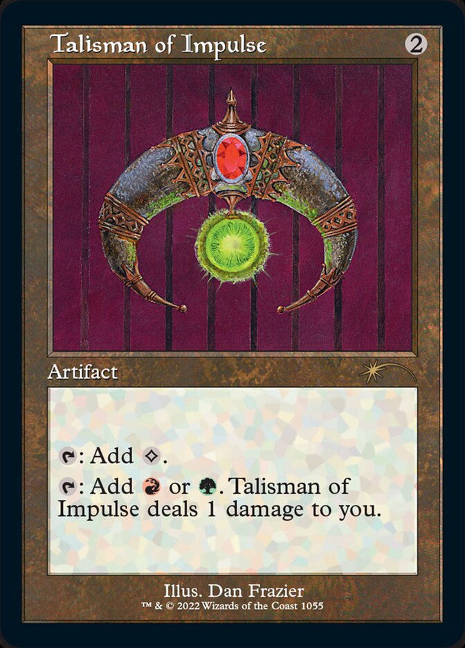 Talisman of Impulse (Foil Etched) [Secret Lair Drop Series] | Enigma On Main