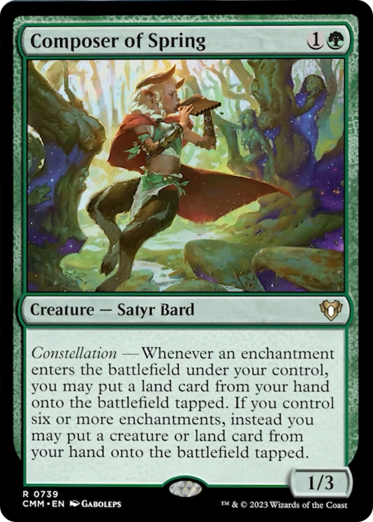 Composer of Spring [Commander Masters] | Enigma On Main
