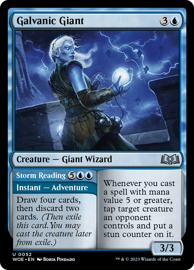 Galvanic Giant // Storm Reading [Wilds of Eldraine] | Enigma On Main