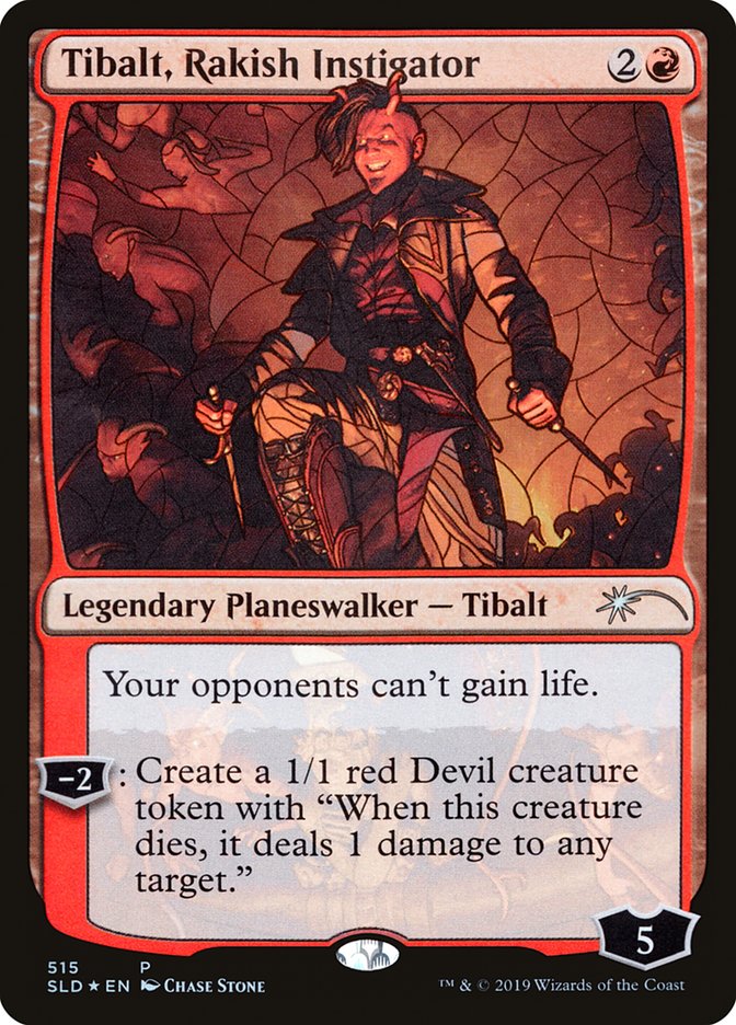 Tibalt, Rakish Instigator (Stained Glass) [Secret Lair Drop Promos] | Enigma On Main