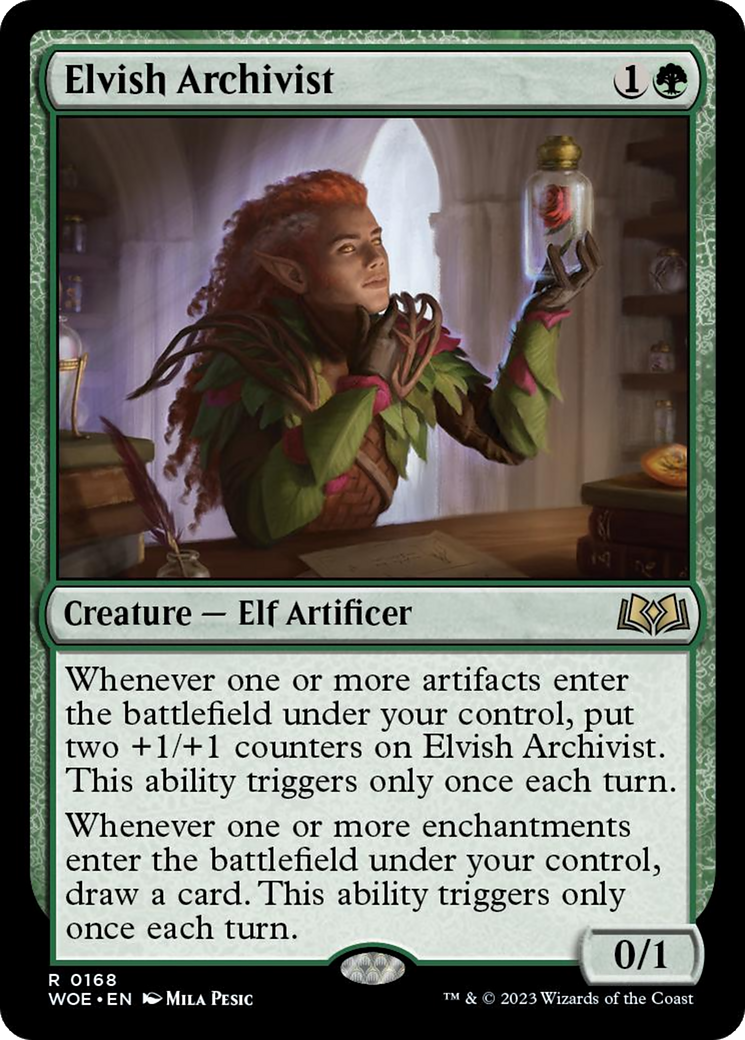 Elvish Archivist [Wilds of Eldraine] | Enigma On Main