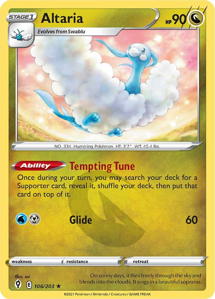 Altaria (106/203) [Sword & Shield: Evolving Skies] | Enigma On Main