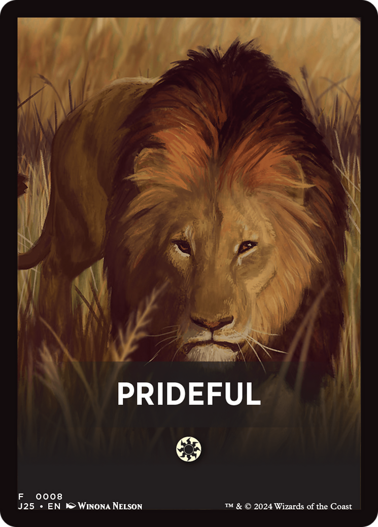Prideful Theme Card [Foundations Jumpstart Front Cards] | Enigma On Main