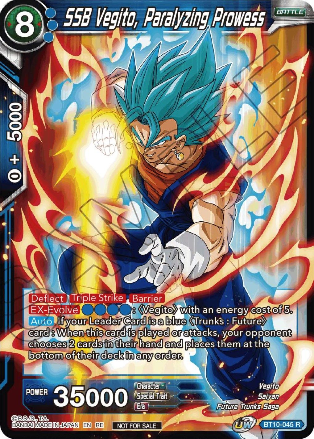 SSB Vegito, Paralyzing Prowess (Championship Selection Pack 2023 Vol.1) (BT10-045) [Tournament Promotion Cards] | Enigma On Main