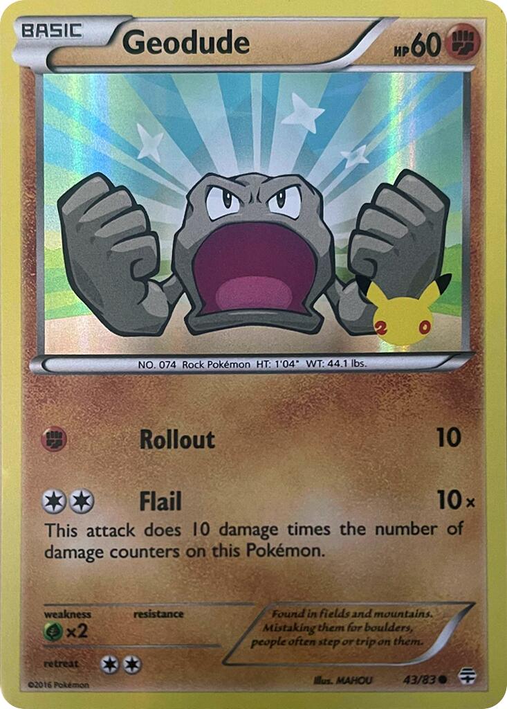 Geodude (043/083) [Celebrations: 25th Anniversary] | Enigma On Main