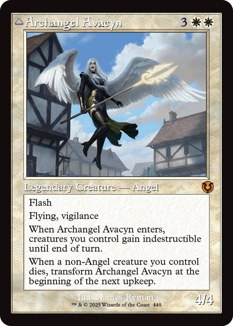 Archangel Avacyn // Avacyn, the Purifier (Retro Frame) [Innistrad Remastered] | Enigma On Main