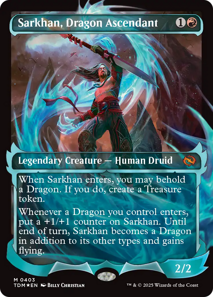 Sarkhan, Dragon Ascendant (0403) (Showcase) [Tarkir: Dragonstorm] | Enigma On Main