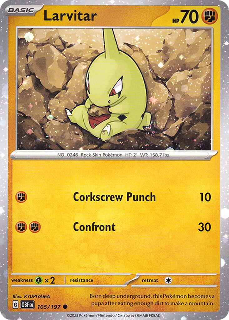 Larvitar (105/197) (Cosmos Holo) [Miscellaneous Cards] | Enigma On Main