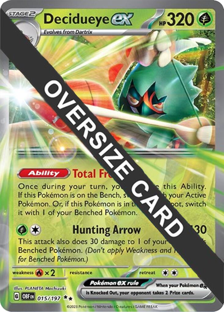 Decidueye ex (015/197) (Jumbo Card) [Miscellaneous Cards] | Enigma On Main