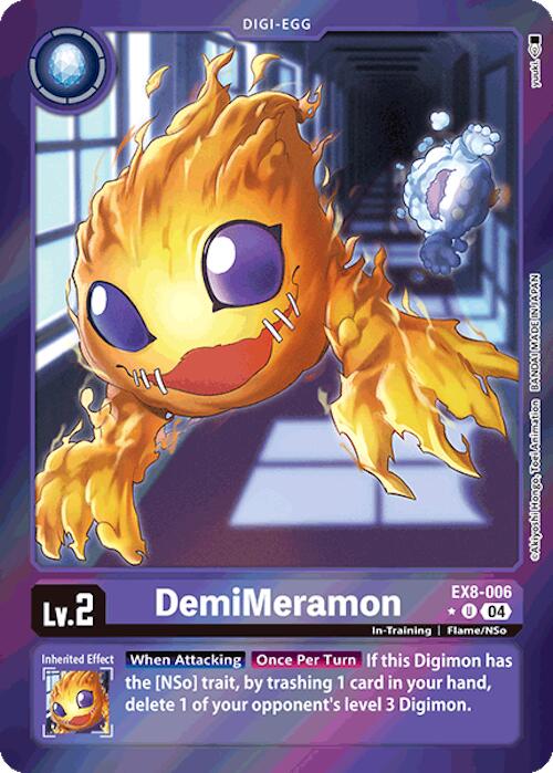 DemiMeramon [EX8-006] (Limited Foil) [Chain of Liberation] | Enigma On Main