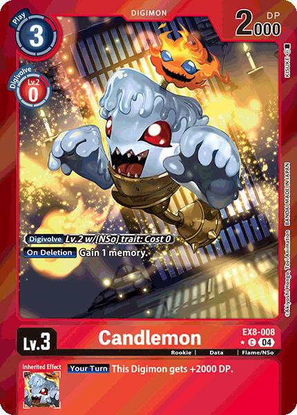 Candlemon [EX8-008] (Limited Foil) [Chain of Liberation] | Enigma On Main