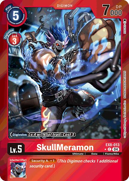 SkullMeramon [EX8-013] (Limited Foil) [Chain of Liberation] | Enigma On Main