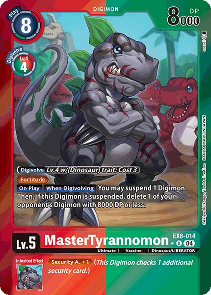 MasterTyrannomon [EX8-014] (Limited Foil) [Chain of Liberation] | Enigma On Main