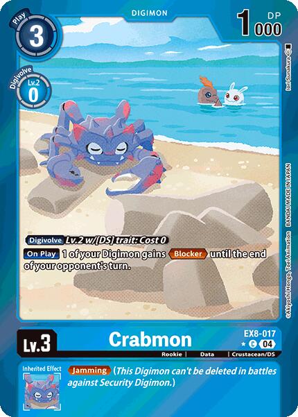 Crabmon [EX8-017] (Limited Foil) [Chain of Liberation] | Enigma On Main