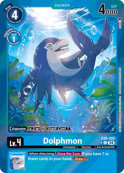 Dolphmon [EX8-020] (Limited Foil) [Chain of Liberation] | Enigma On Main