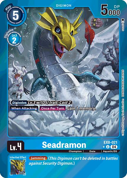 Seadramon [EX8-021] (Limited Foil) [Chain of Liberation] | Enigma On Main