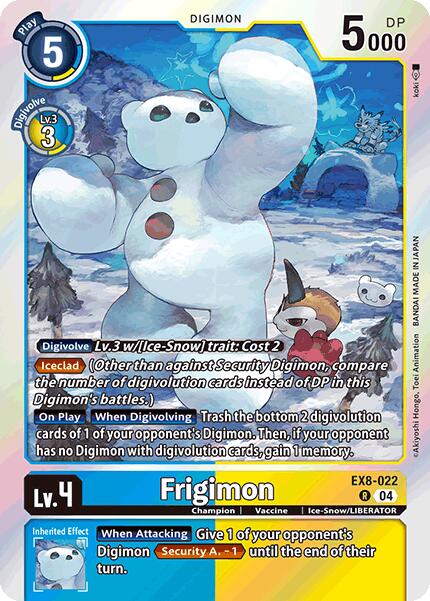 Frigimon [EX8-022] [Chain of Liberation] | Enigma On Main