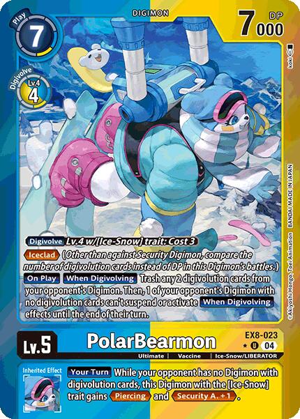 PolarBearmon [EX8-023] (Limited Foil) [Chain of Liberation] | Enigma On Main