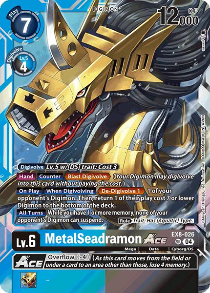 MetalSeadramon ACE [EX8-026] [Chain of Liberation] | Enigma On Main