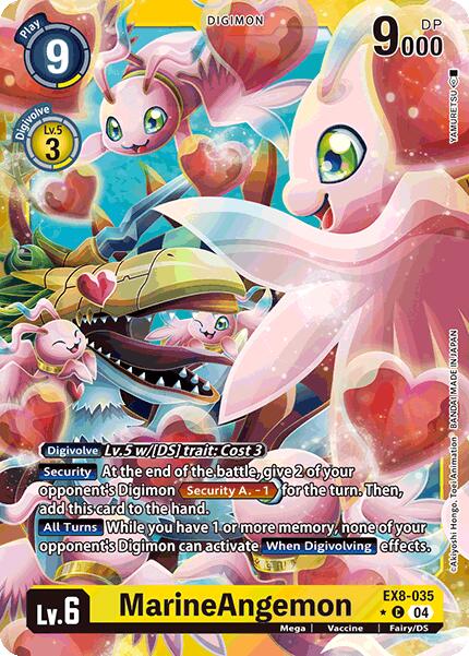 MarineAngemon [EX8-035] (Limited Foil) [Chain of Liberation] | Enigma On Main
