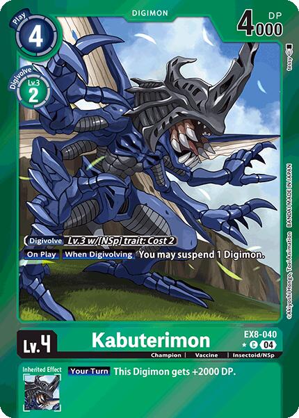 Kabuterimon [EX8-040] (Limited Foil) [Chain of Liberation] | Enigma On Main