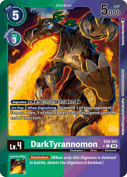 DarkTyrannomon [EX8-041] (Limited Foil) [Chain of Liberation] | Enigma On Main