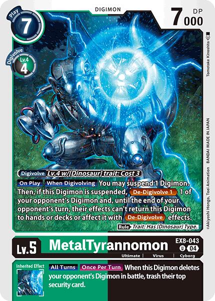 MetalTyrannomon [EX8-043] [Chain of Liberation] | Enigma On Main
