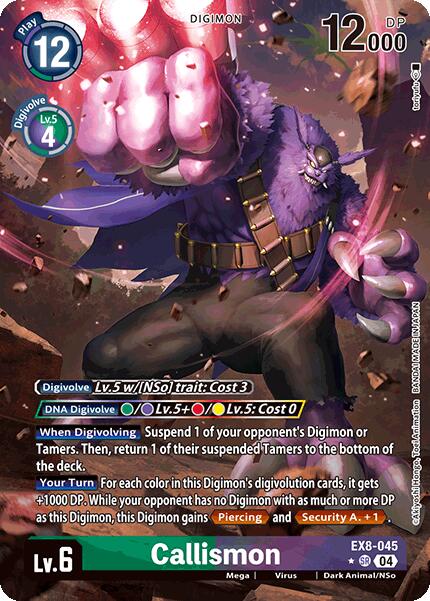 Callismon [EX8-045] (Alternate Art) [Chain of Liberation] | Enigma On Main