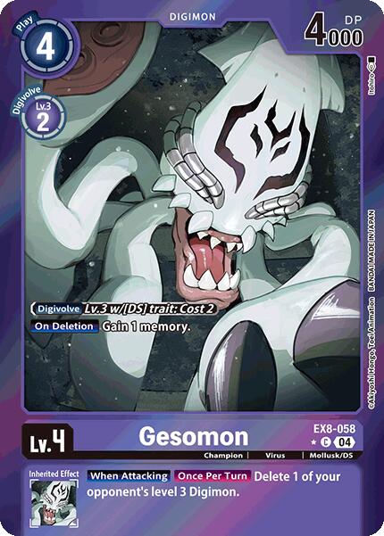 Gesomon [EX8-058] (Limited Foil) [Chain of Liberation] | Enigma On Main