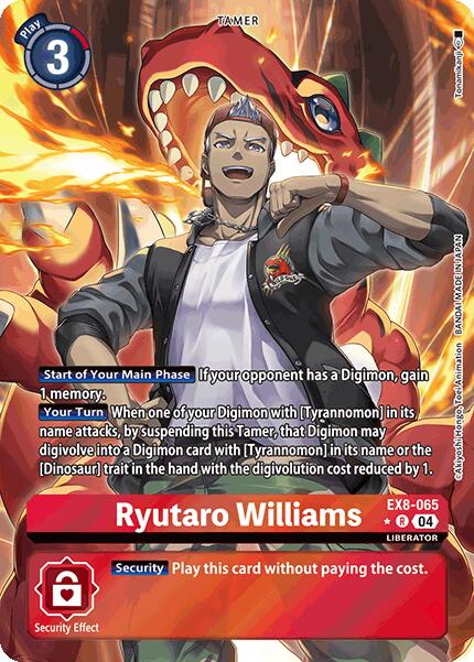 Ryutaro Williams [EX8-065] (Alternate Art) [Chain of Liberation] | Enigma On Main