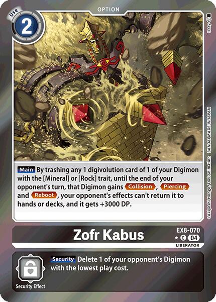 Zofr Kabus [EX8-070] (Limited Foil) [Chain of Liberation] | Enigma On Main