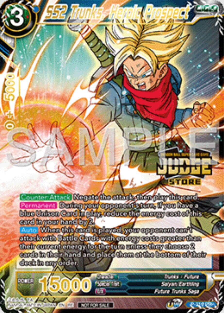 SS2 Trunks, Heroic Prospect (Judge Pack Vol.16) (Store) (P-219) [Judge Promotion Cards] | Enigma On Main