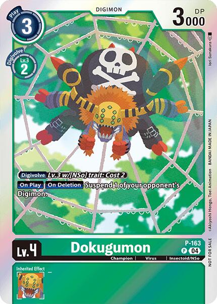 Dokugumon [P-163] (-Chain of Liberation- Upgrade Pack [Digimon LIBERATOR] | Enigma On Main