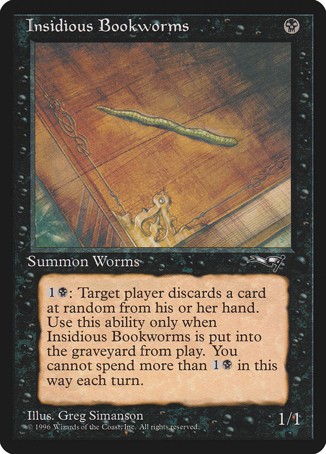 Insidious Bookworms (Single Worm) [Alliances] | Enigma On Main