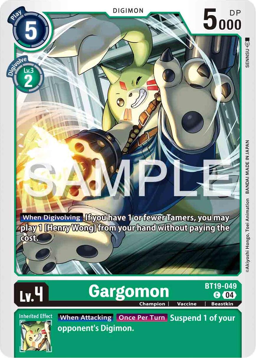 Gargomon [BT19-049] [Release Special Booster Ver.2.0] | Enigma On Main