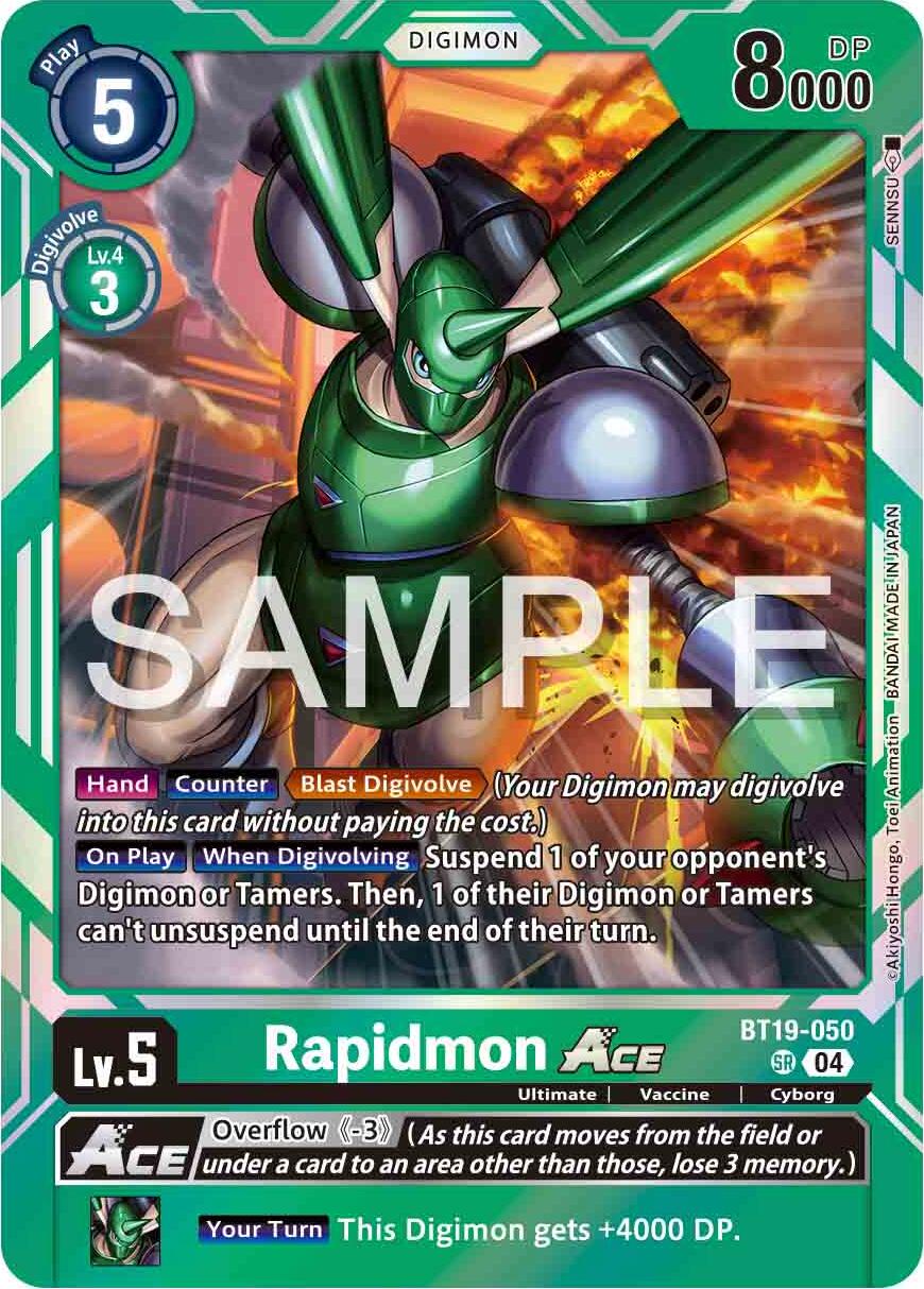 Rapidmon ACE [BT19-050] [Release Special Booster Ver.2.0] | Enigma On Main